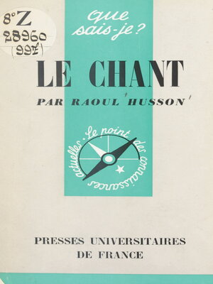cover image of Le chant